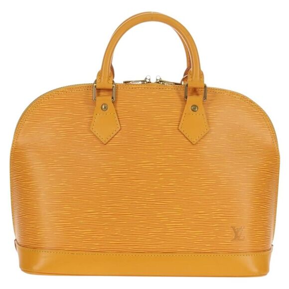 Louis Vuitton Handbags - Louis Vuitton Alma Handbag Epi Leather Yellow Leather Handbag (Pre-Owned)